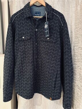 Tommy Bahama indigo palms jacket
